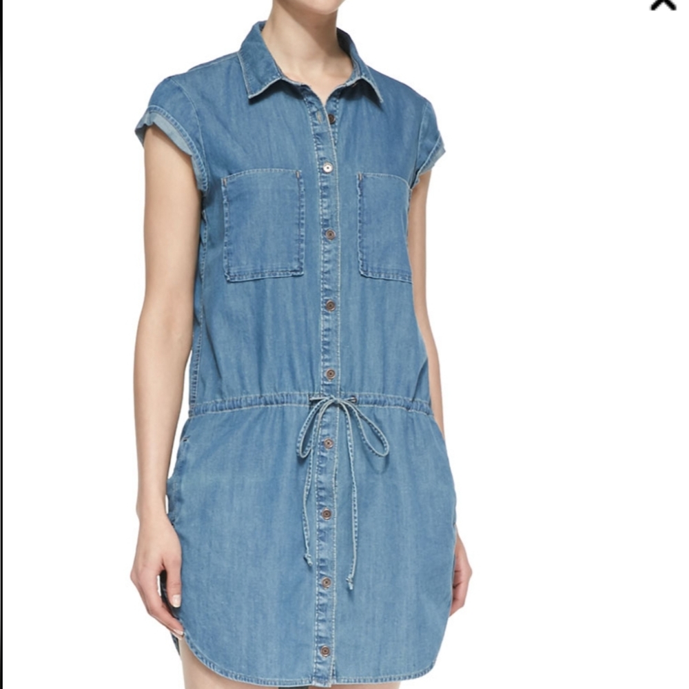 Paige Mila Denim Style Dress size small